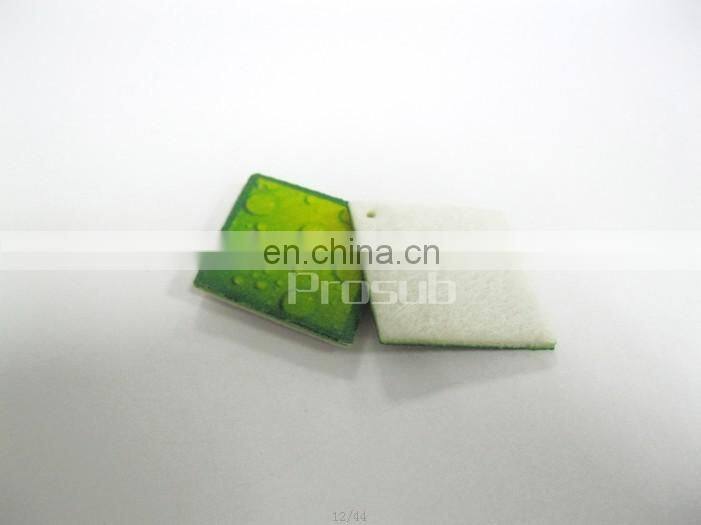 DIY sublimation heat transfer French fiber earrings