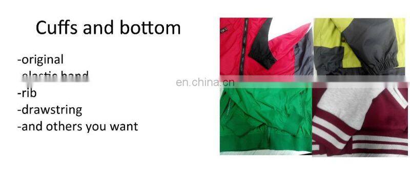 OEM Design Hot sales outdoor waterproof zip Contrast Color Logo printing Women Sport Winbreaker