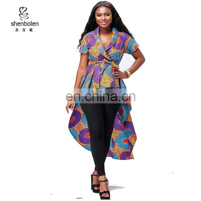 African dresses women wholesale clothing fashion high low desgins women clothes