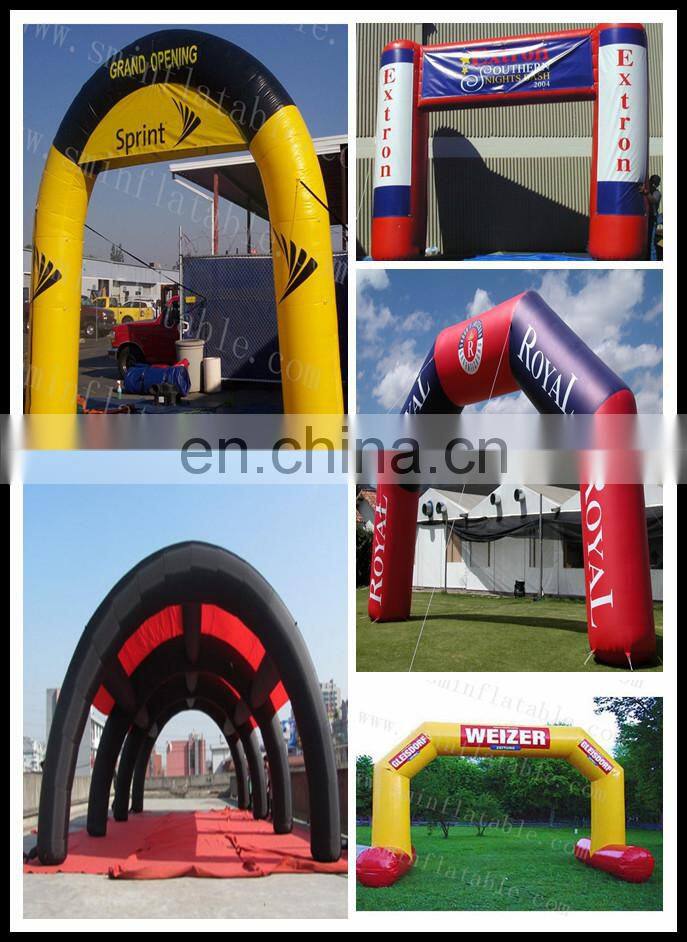 skiing race inflatable arch archway