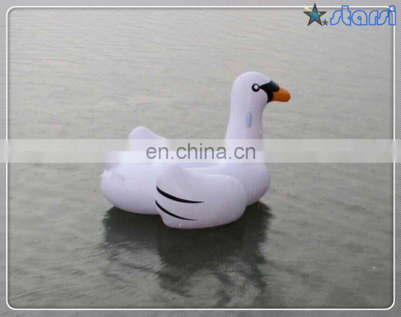 2016 New type White Inflatable Swan, 200cm Large inflatable water floats, Pool float