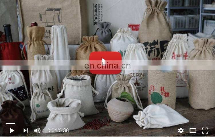 custom gold logo drawstring pouch bags dust bag with two strings