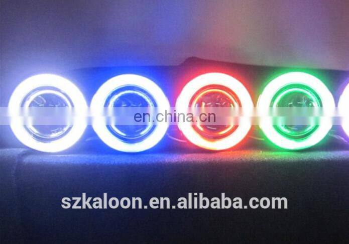 2.3 inch 2.5" auto fog lamp projector lens with CCFL Angel Eye