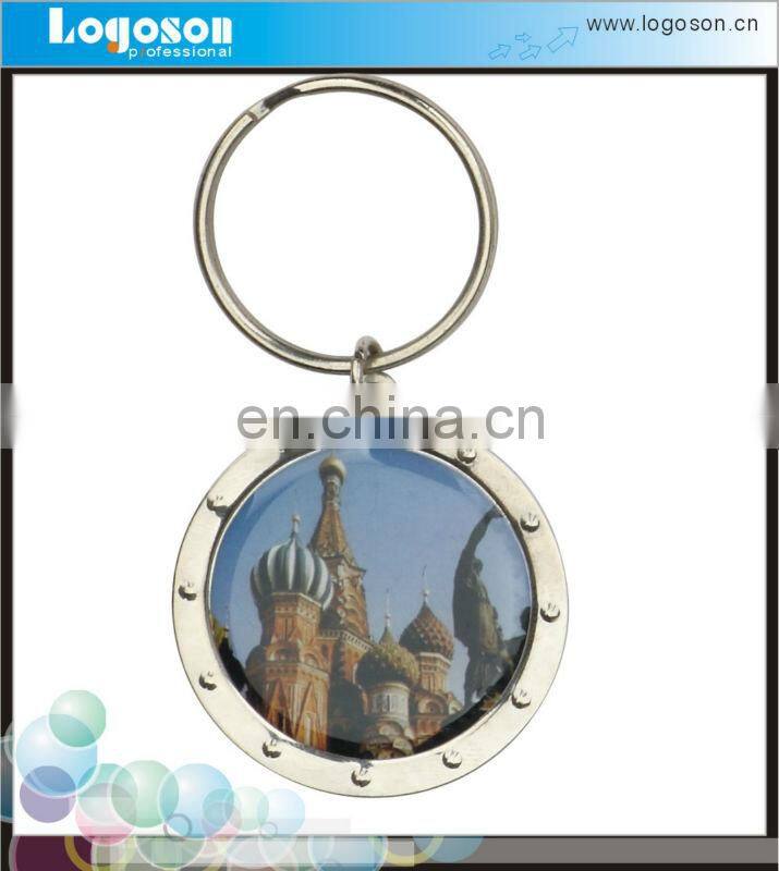 Custom photo keyring for new year deceration gift