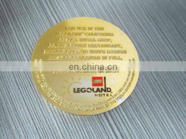 Promotionals custom design blank plastic token coin