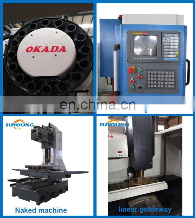 VMC420 cnc metal electric milling machine projects