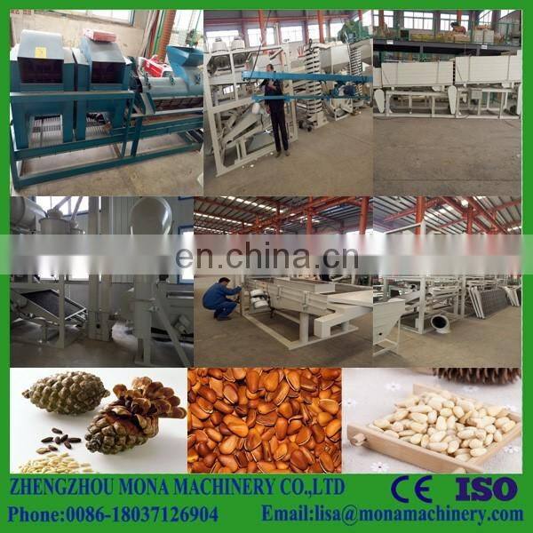 Multifunctional Melon seed Pumpkin Pine nut shelling machine /Pakistan pine nut cracker machine/pin cone nut screen shieve for