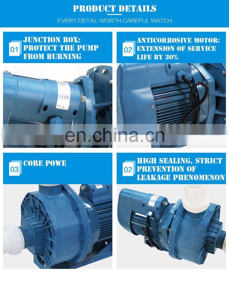 Portable Used Small Pool Pumps, Commercial Electric 800w Inground Swimming Pool Pump