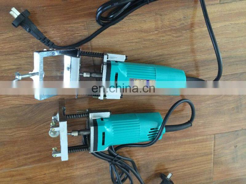 Portable water slot milling tools for PVC window