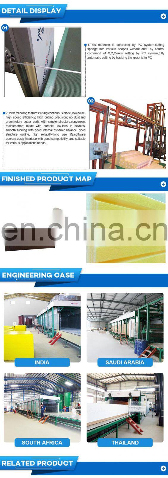 High quality cnc foam Contour cutter cutting machine