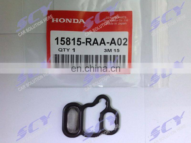 For HONDA ACURA VTEC Solenoid Gasket Spool Valve Filter Screen 15815-RAA-A02 15815RAAA02 15815-RAA-A01 15815RAAA01