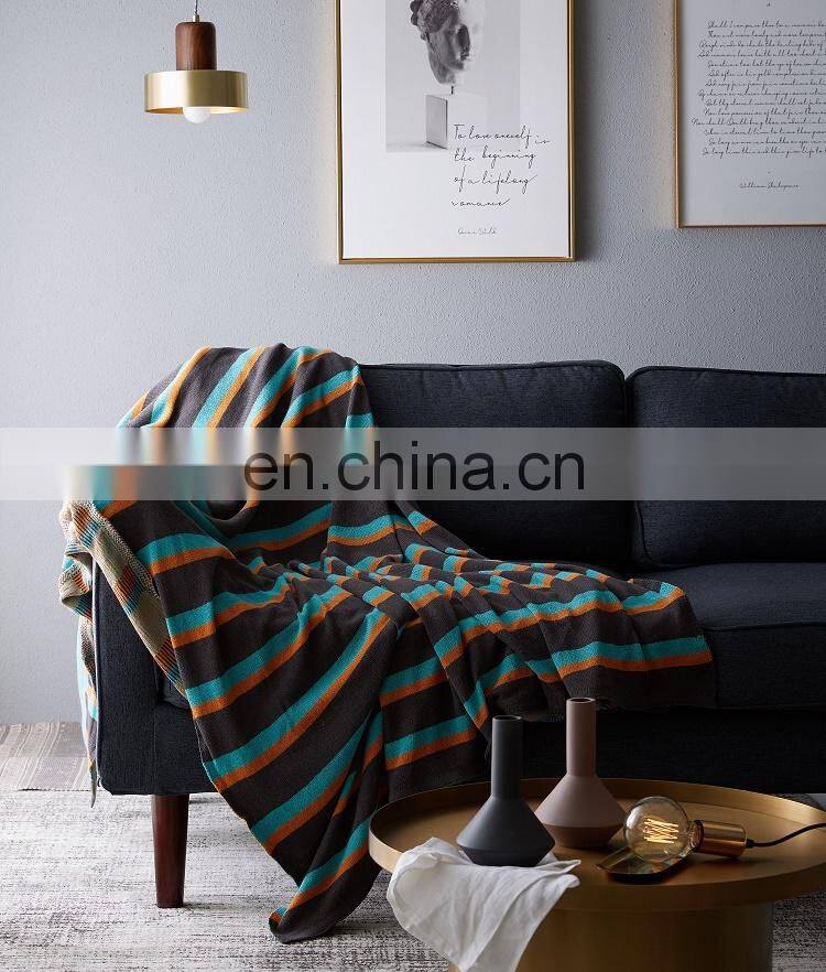 RAWHOUSE sofa throw 100% cotton warm bed throws