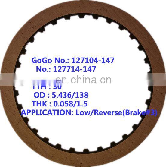 Transmission Friction Plate Kit For TOYOTA/U540E A4LB-1 gearbox repair clutches 211706-170/211704-147/211700-157/211702-152