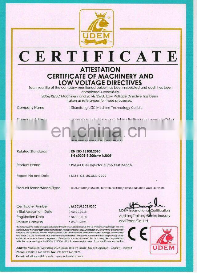 CRS709 common rail diesel injector test bench