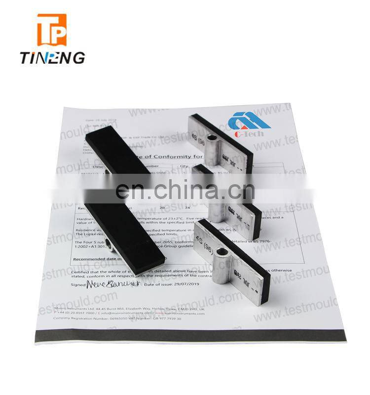 TRRL 1.250 and TRRL 3.0 4S Rubber slider for Pendulum skid resistance and friction tester spare parts