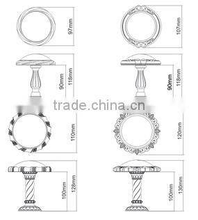 JCB04 plastic hook curtain wall hook