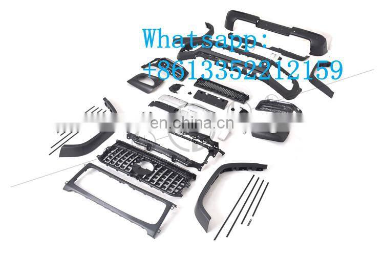 2019 G class w464 g63 front bumper rear bumper grille fender and carbon fiber hood body kit g500 g63 g65 g55