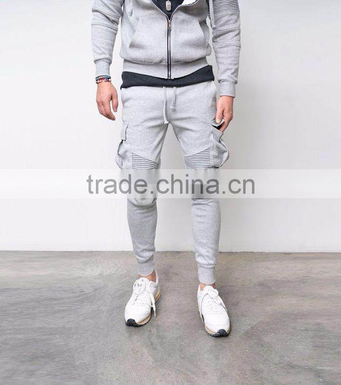 Biker Seaming Cargo Sweatpants Sweatpants Black Standard Sports