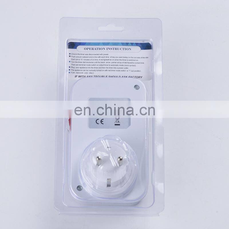 24 Hour Programmable Timer Switch Universal Socket Mechanical Timer 220V 16A Europe Plug EU plug EU socket