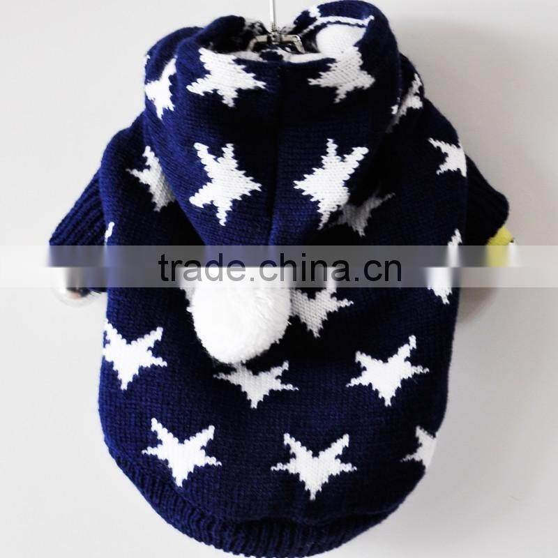 hotsale cotton knitting pattern pet dogs Sweater for winter