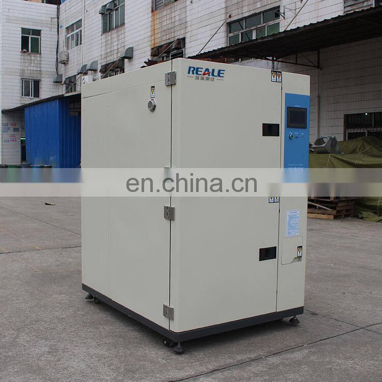 Two zone hot impact testing cryo chamber