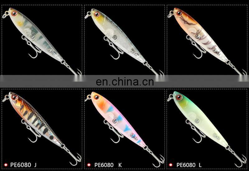 New Colors 55mm 3.5g Bass Hooks Crankbait Tackle Isca Artificial Para Pesca Sinking Pencil Lures