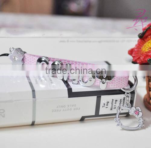 2015 new supermarket rhinestone crystal strawberry 8mm slide charms