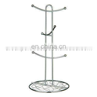 black metal mug stand