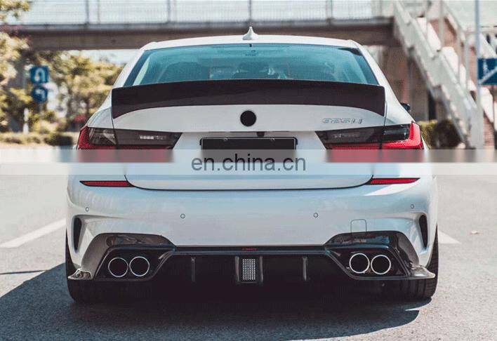 Runde Top Ranking Quality Carbon Fiber For 2020 New BMW 3Series G20 G28 Body Kit Front Lip Rear Lip Side SKirt Spoiler Exhaust