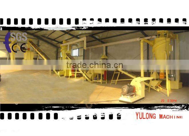 Wood pellet making line