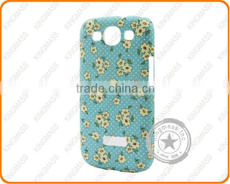 2014 Floral full printing mobile phone back covers for galaxy S4