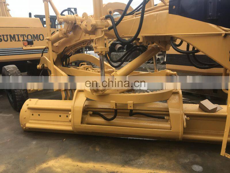 almost new model original japan used cat gd505 grader, komatsu gd511 grader, used komatsu gd505 gd511 grader in yard