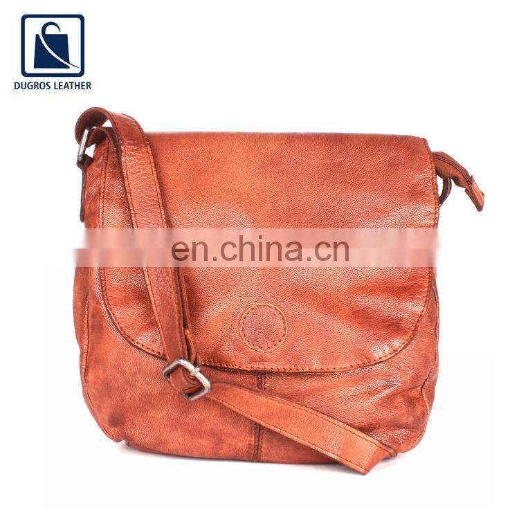 Silver Antique Fitting Modern Design Luxury Pattern Swiss Cotton Lining Material Genuine Leather Women Sling Bag