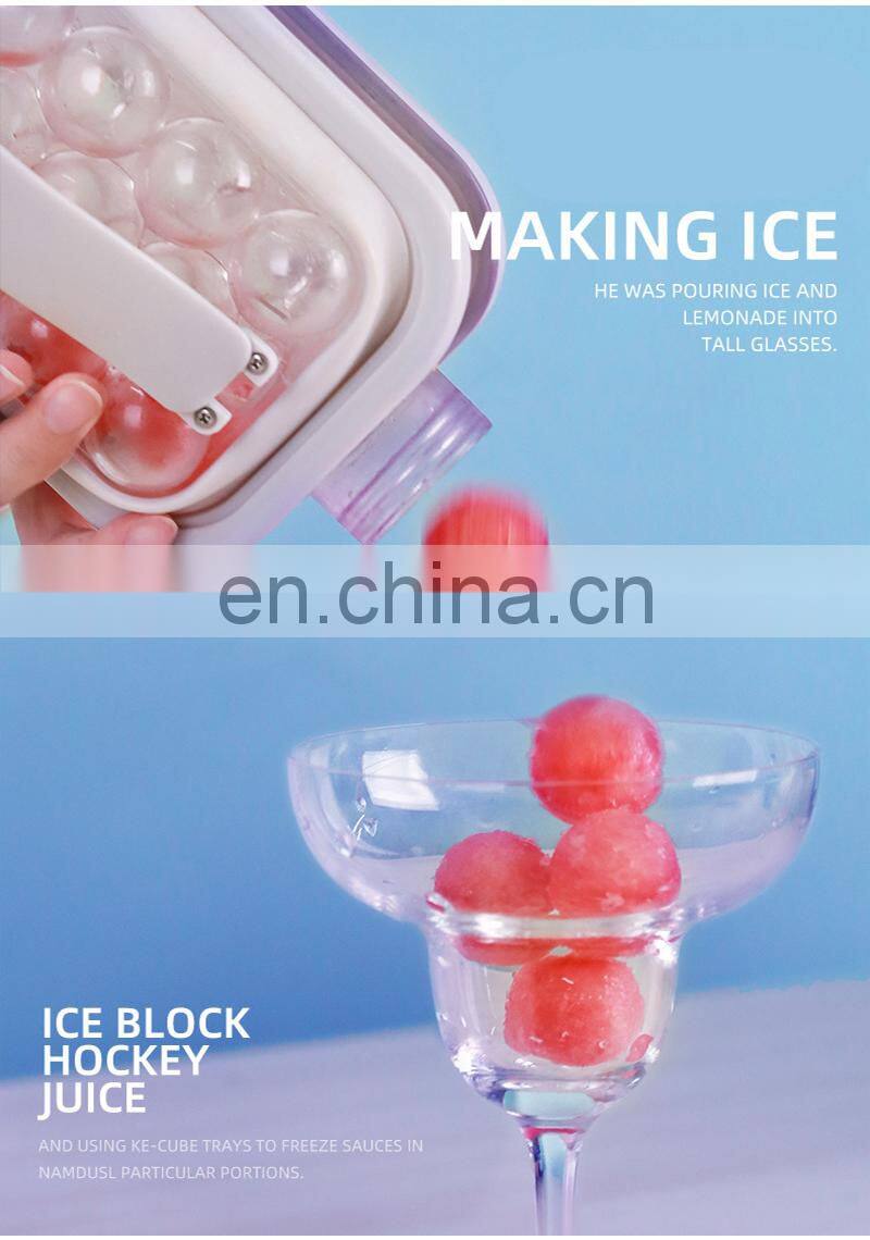 17 grids Ice Ball Kettle Ice Maker Mould with Lid Cube Mold Cubic Makers Container Trays