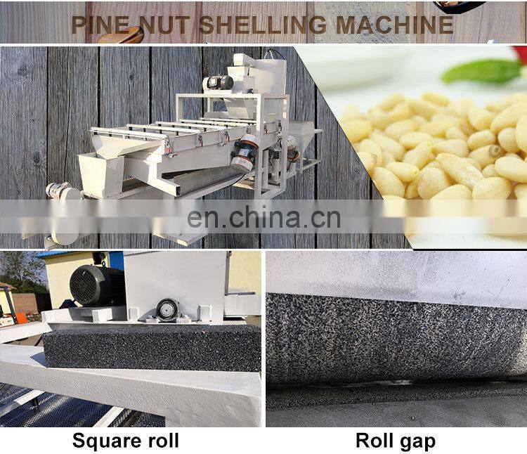 pine nut processing machine pine cone crusher pine nut cracking machine