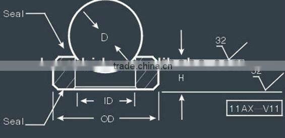 YG8/YG6 Cemented Carbide Ball Bearing