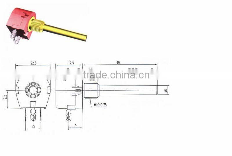Electronics WX118 10k rotary potentiometer