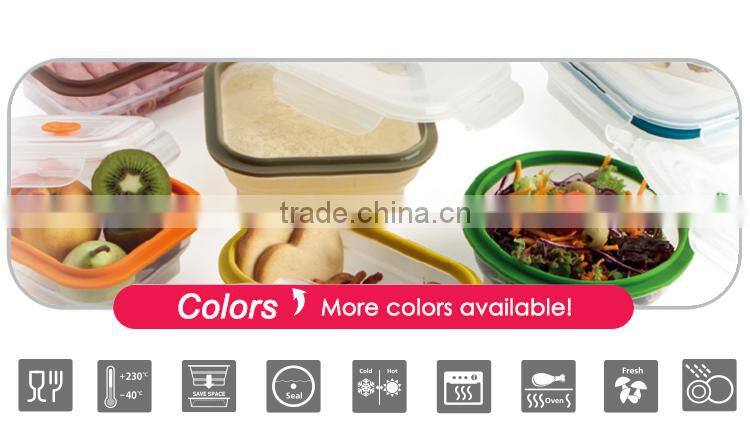 PP Lid Silicone Take-away Food Container