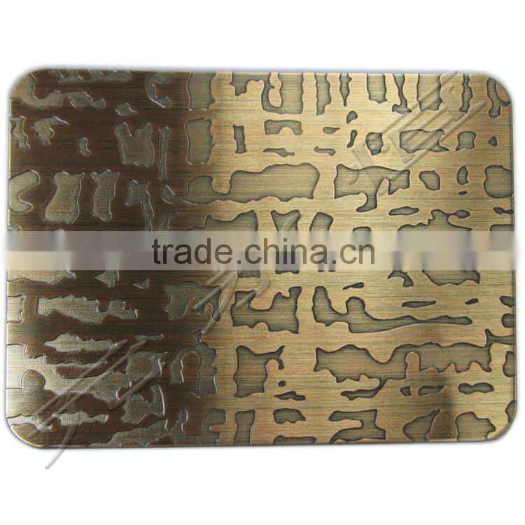 high class decoration antique copper stainless sheets