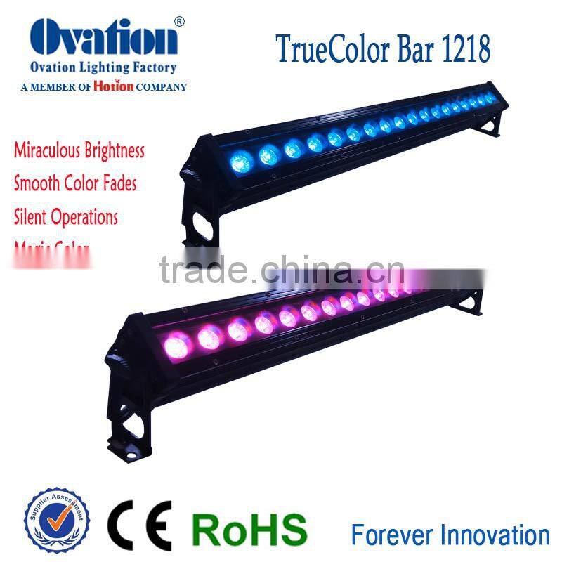 Led waterproof IP65 die-cast aluminium bar 220W RGBW 4 in 1 Leds linear dimming digital screen display DMX 512