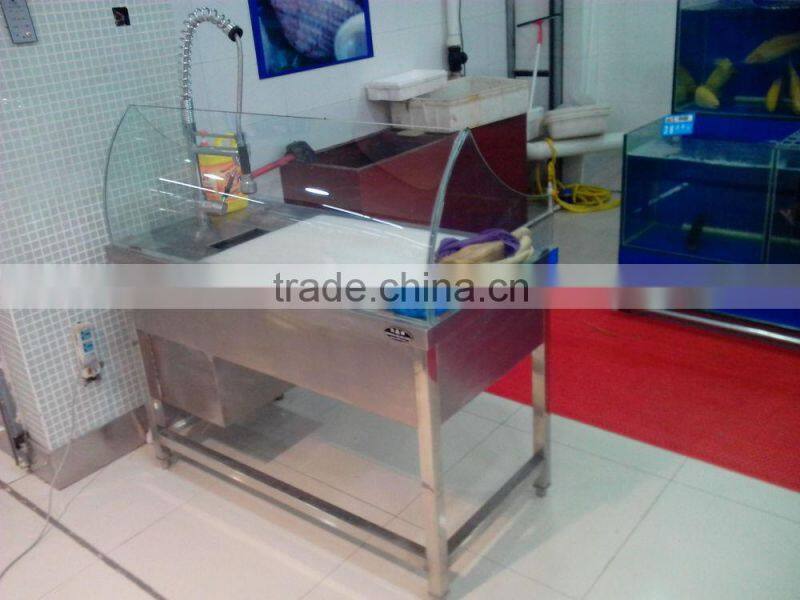 APEX custom make supermarket luxury faucet stainless steel tools and equipment in fish processing/fish cleaning equipment