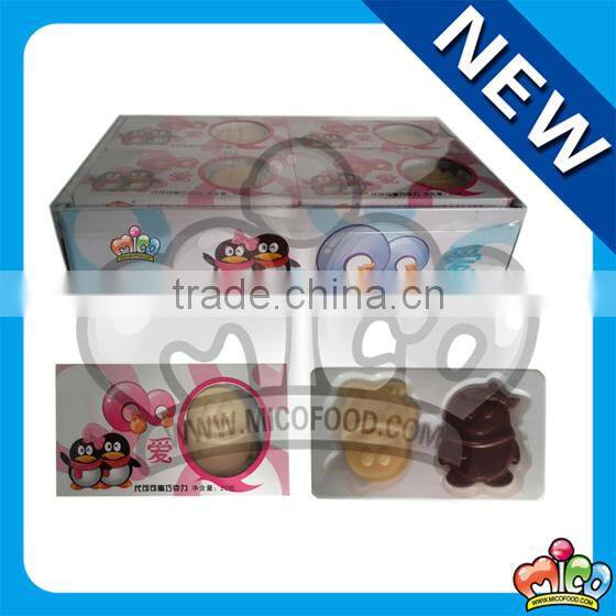 funny penguin animal shaped chocolate