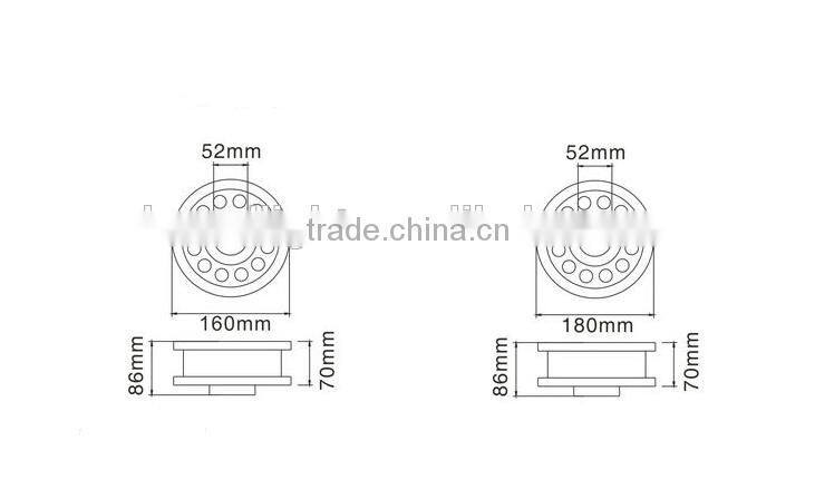 High quality Best Price 12x1W RGB 3 In 1 Colour Changing CREE LED Fountain Light