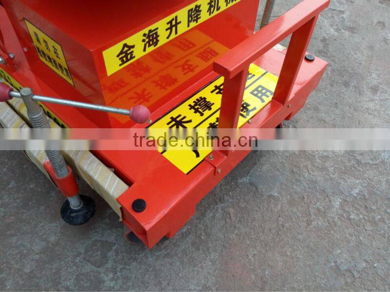 column lift mast hydraulic electric protable telescopic elevated one man lift platform/man lift