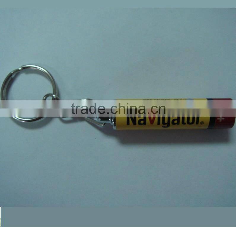 min led flashlight keychain,led metal torch keychain,led keychain light for promotional gifts,custom logo le d keychain ,
