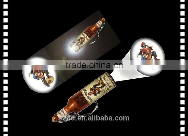2015 ABS led projector keychain led keyring to halloween led bottle shapes keychaing3