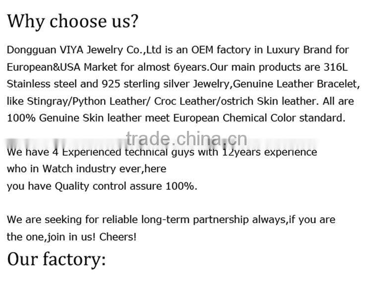 2016 Fashion Handmade Real Ostrich Leather Wristbands& Natural Color Leather Cord For Fashion Bracelet