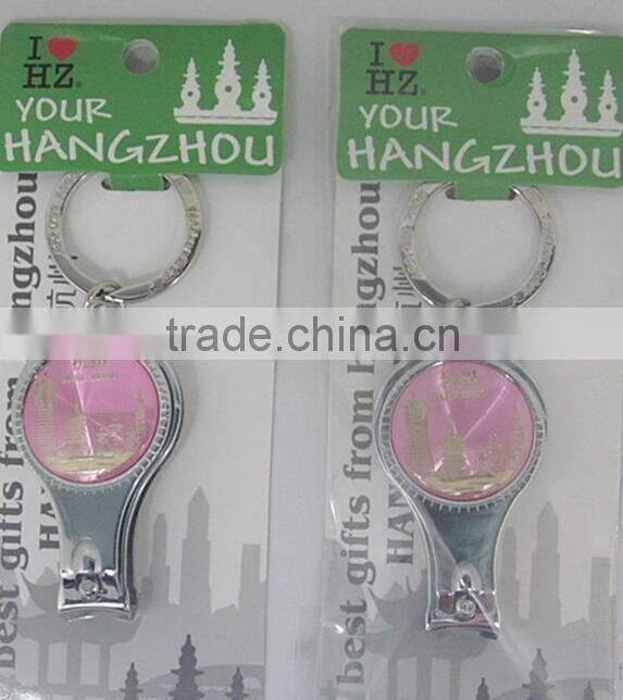promotional nail tool naip clipper logo printed sticker nail scissors