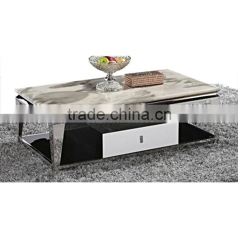 nice square marble stone coffee table