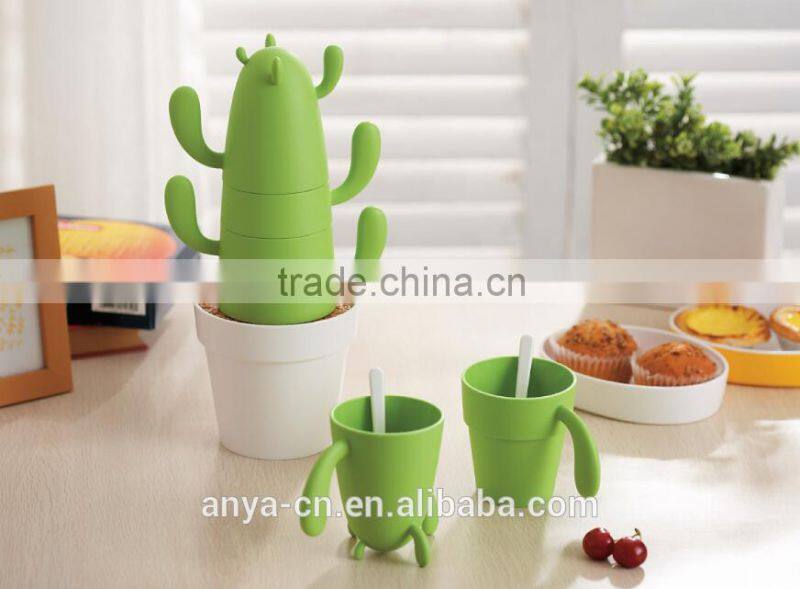 D669 Eco-friendly Cactus Novelty Houseware Decorative Coffee Mugs